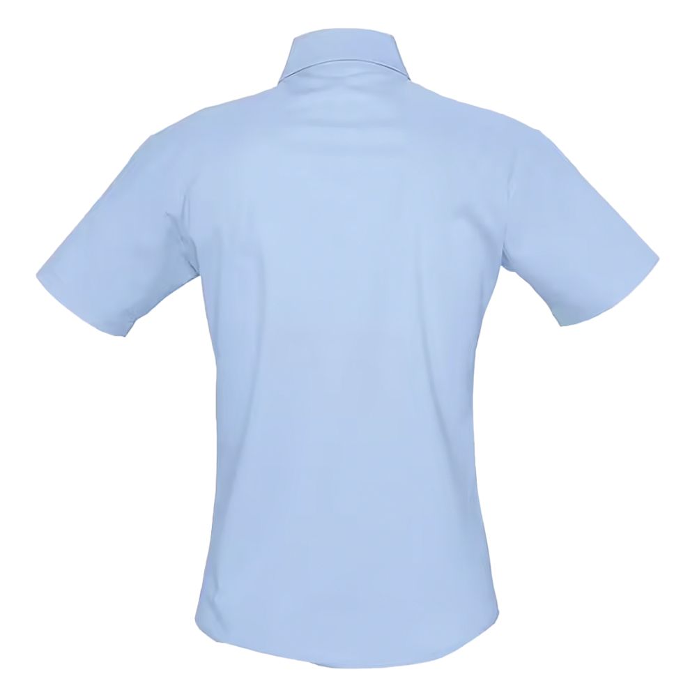 Kurzärmlige Oxford-Bluse im Slim Fit