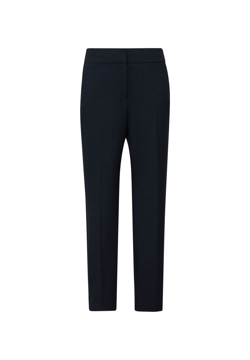 Elegante, verkürzte, schmal geschnittene Hose