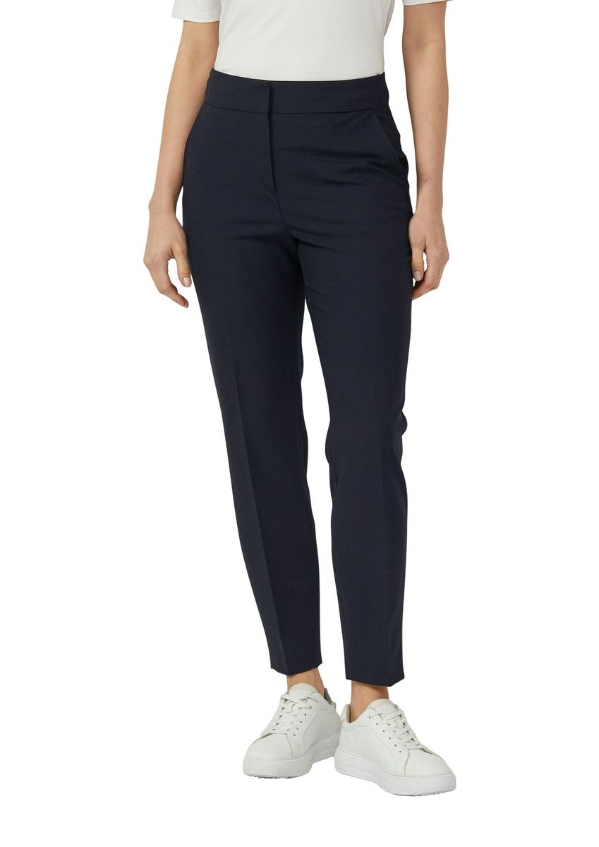 Elegante, verkürzte, schmal geschnittene Hose