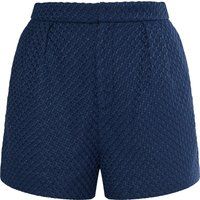 Elegante Bouclé-Shorts mit Bundfalten