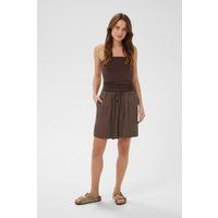 Lockere Shorts mit Kordelzug und Glanz
