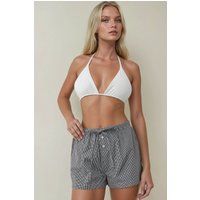 Lässige Shorts mit Karomuster