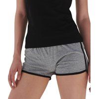 Jersey-Lounge-Shorts mit Kontrastpaspel
