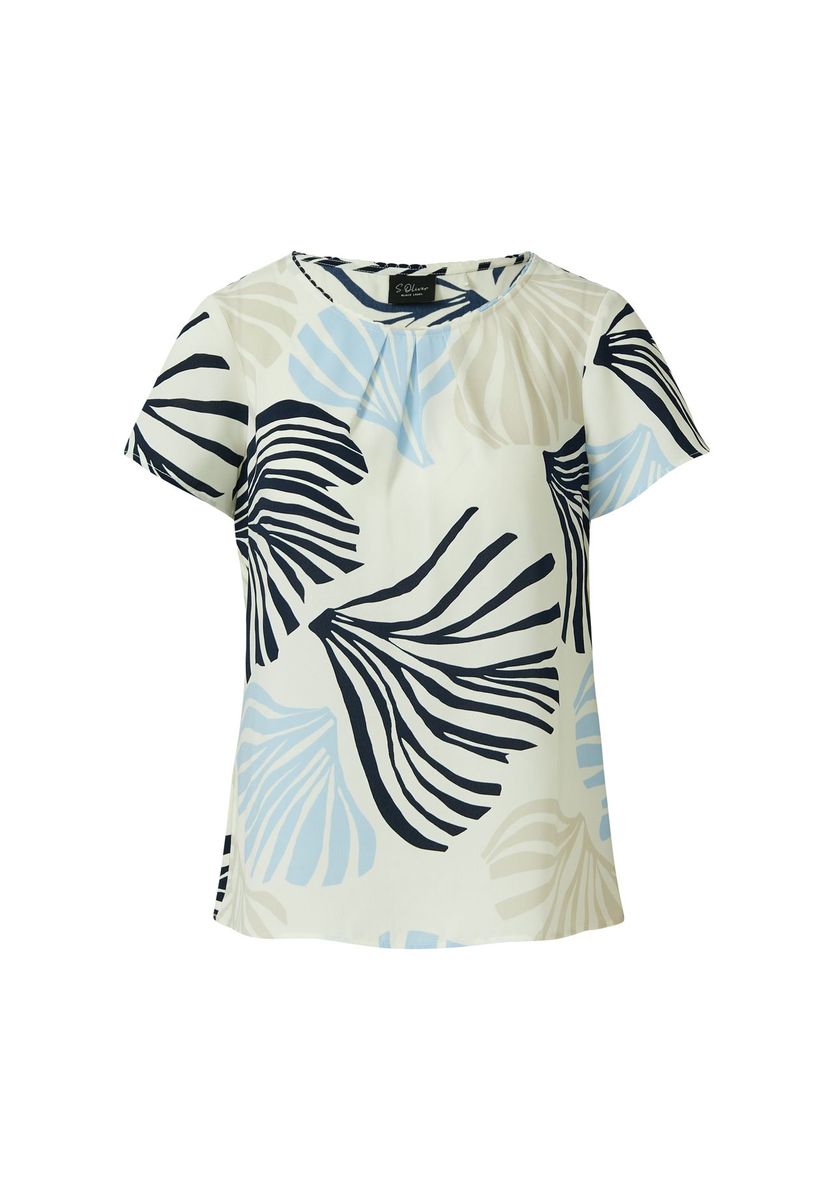 Elegante Bluse mit floralem Druck und Details