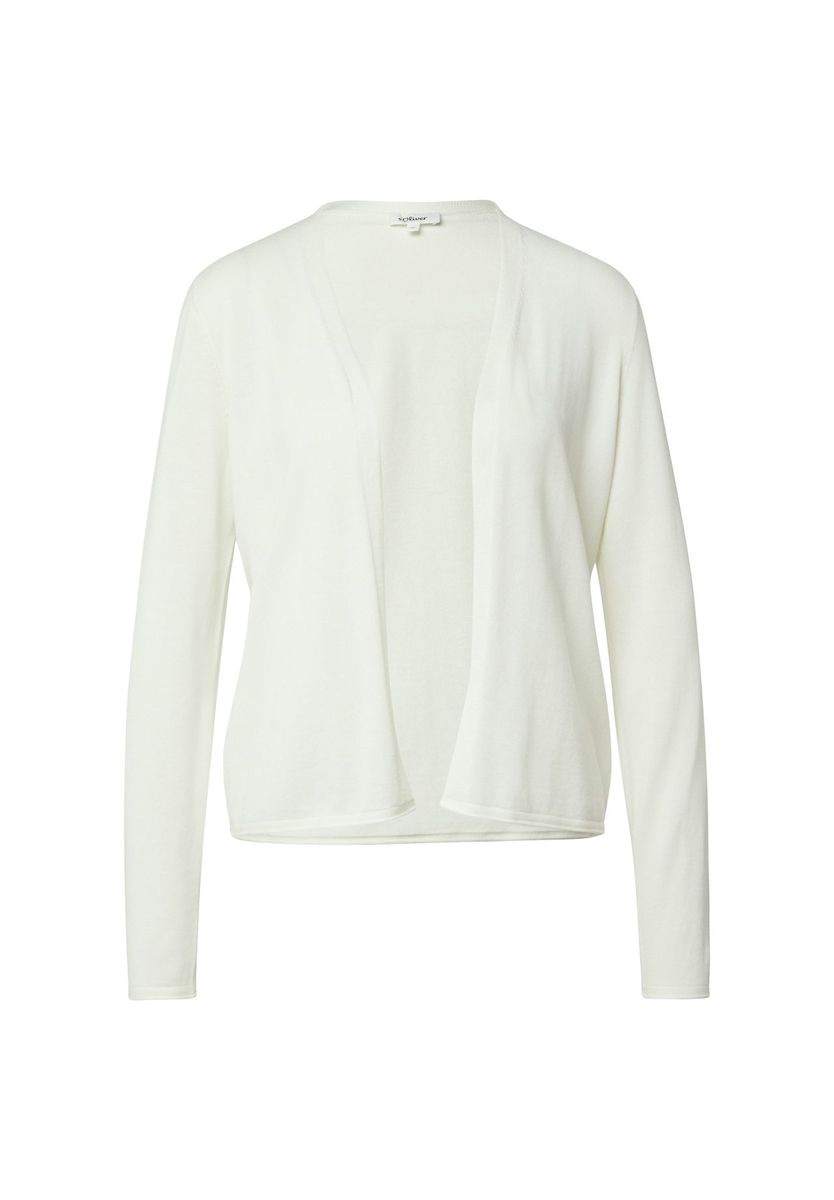 Feinstrick-Cardigan mit offener Front