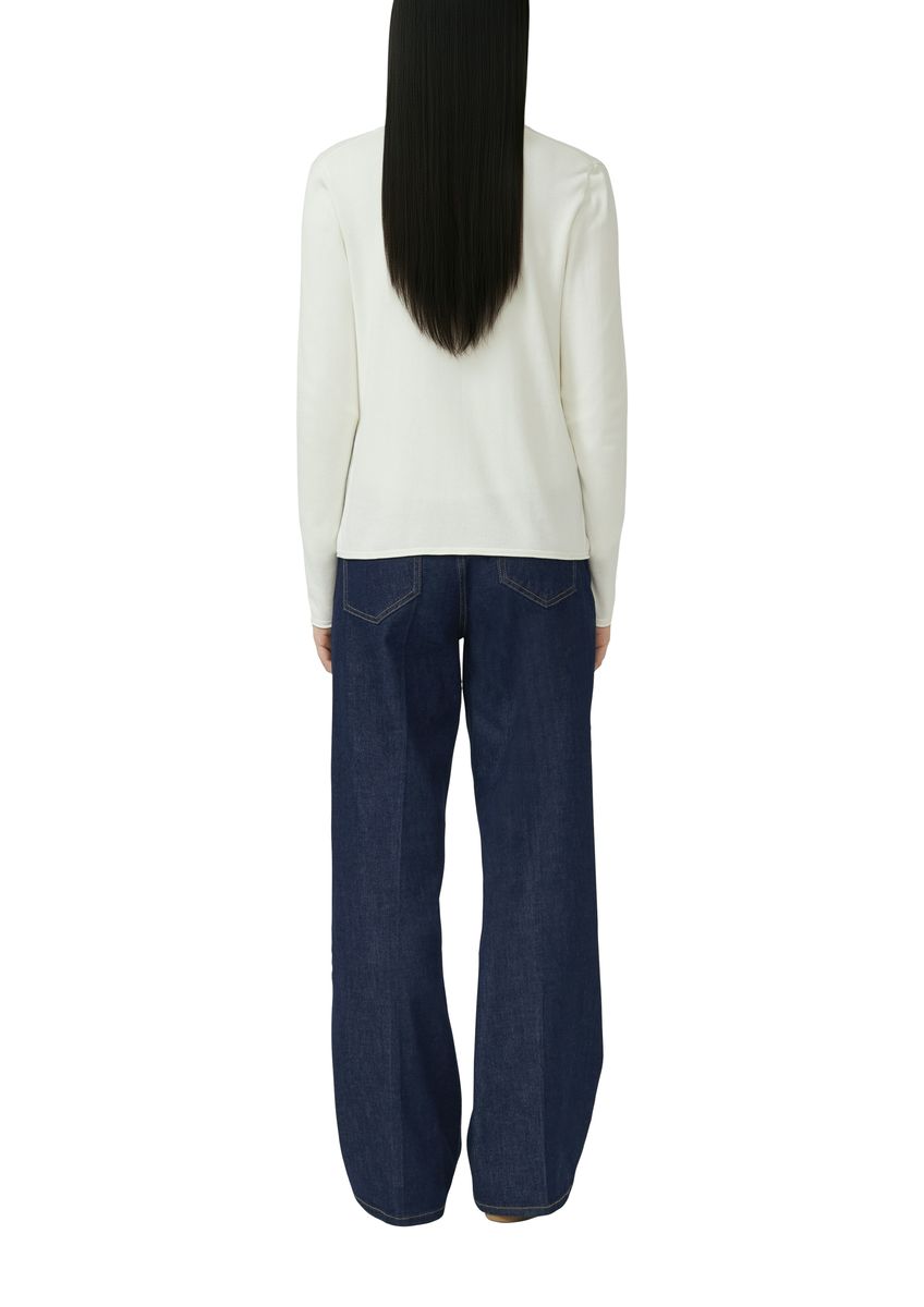 Feinstrick-Cardigan mit offener Front