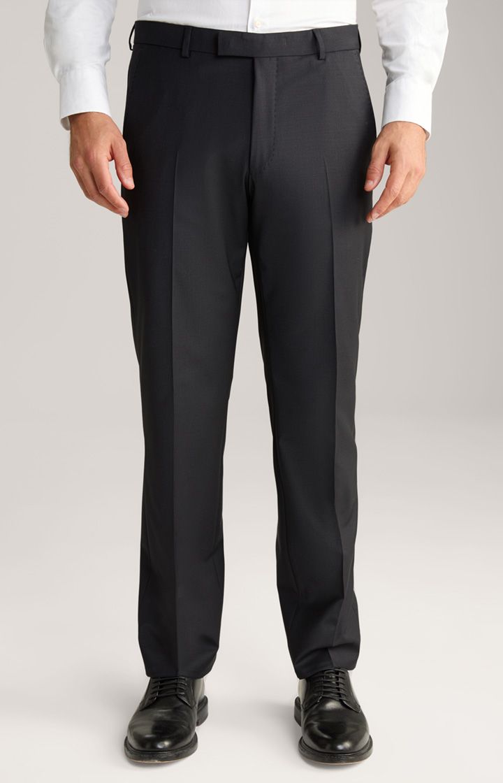 JOOP! Brad Anzughose Dunkelblau Wollmischung Stretch