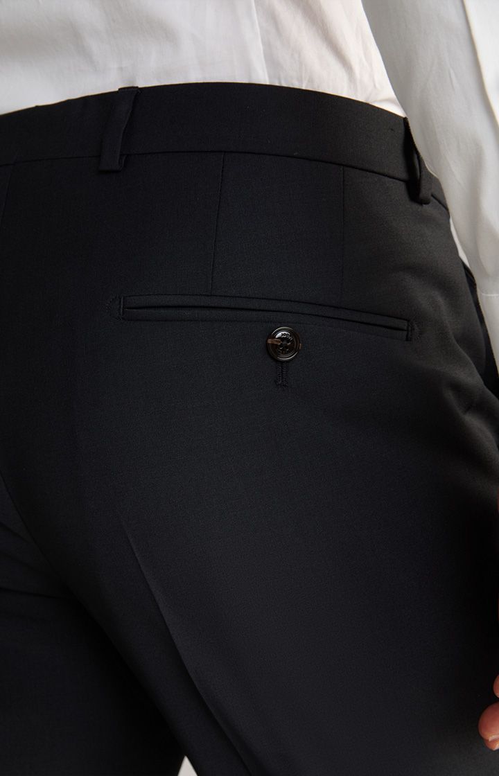 JOOP! Brad Anzughose Dunkelblau Wollmischung Stretch