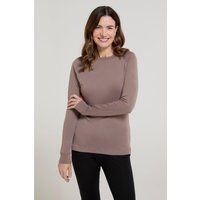 Weiches Langarm-Baselayer mit Rippenstruktur