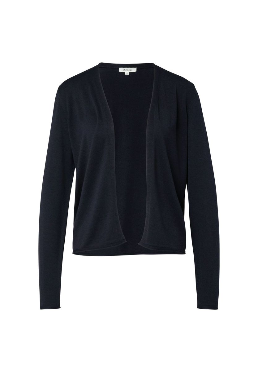 Klassische Strickjacke mit offener Front