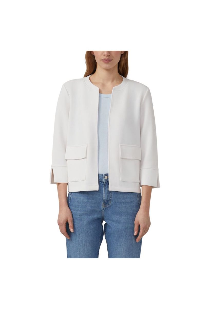 Jacke aus Scuba-Strick im Relaxed Fit