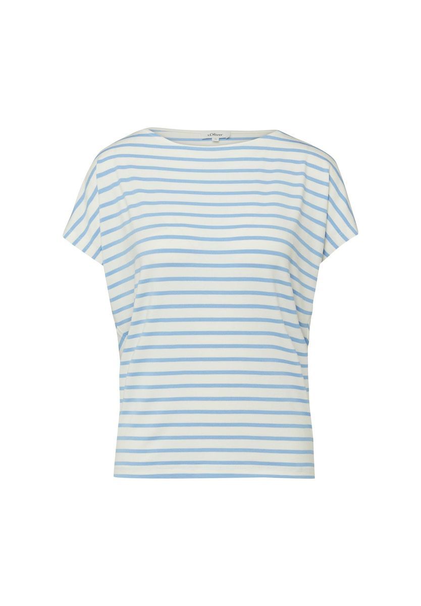 Gestreiftes T-Shirt mit Relaxed Fit