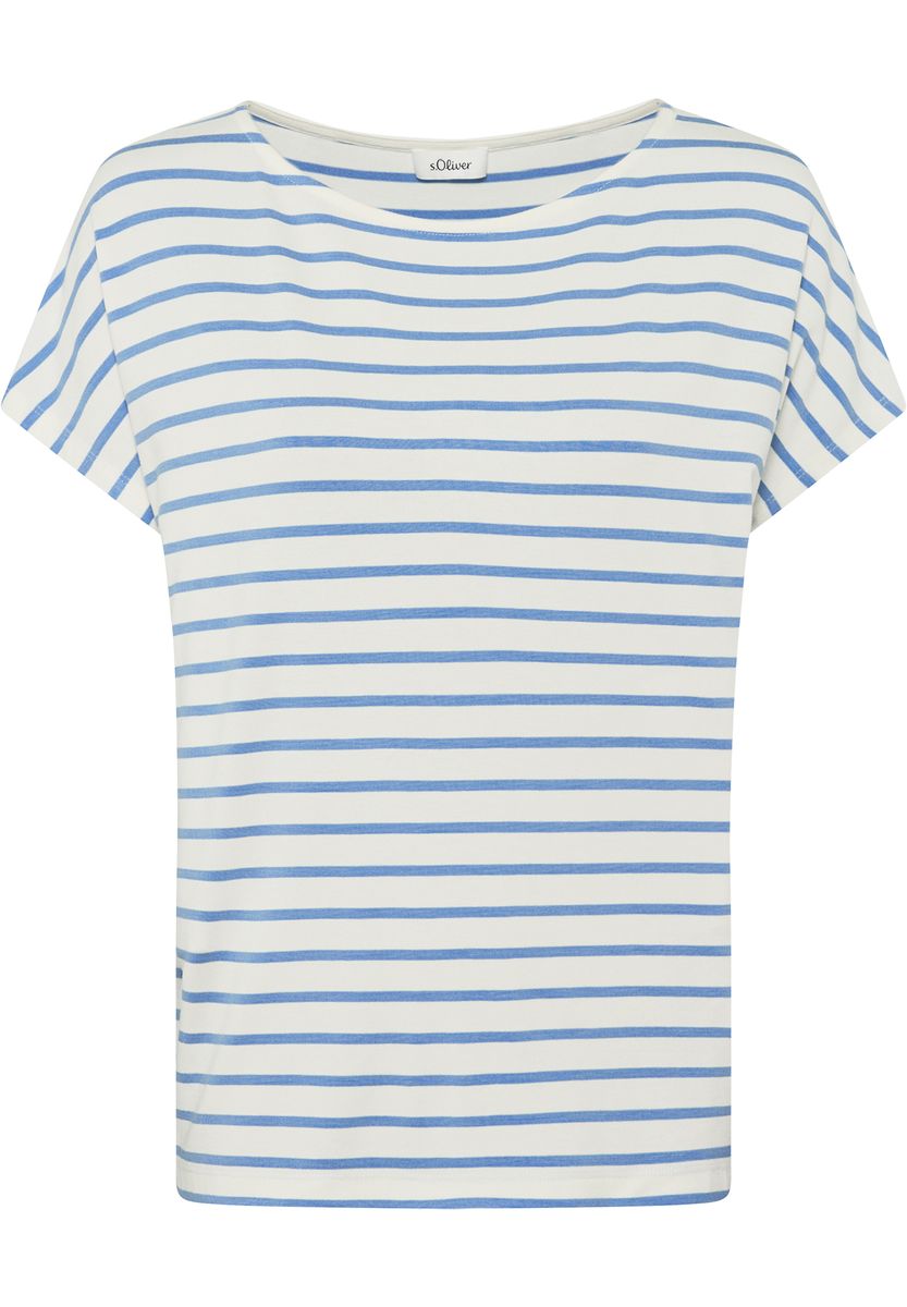 Gestreiftes T-Shirt mit Relaxed Fit