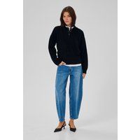 Polo-Pullover aus Mohair-Mischung