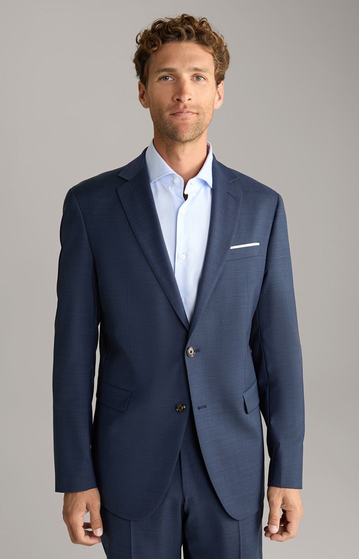 Strukturiertes Navy Finch Sakko