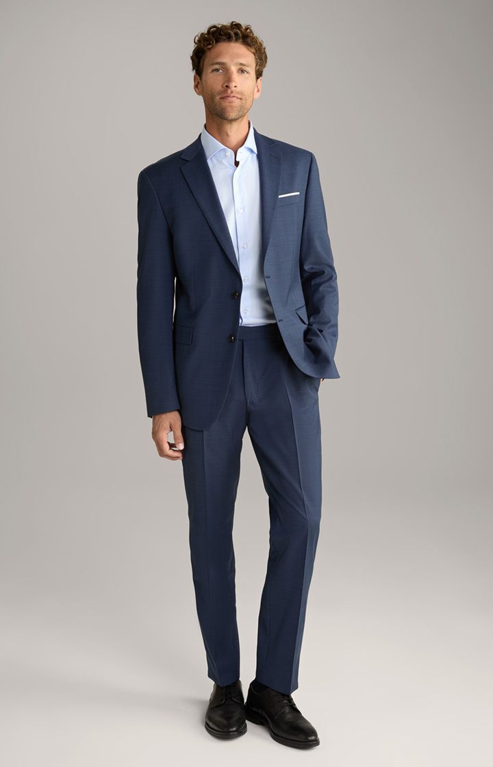 Strukturiertes Navy Finch Sakko