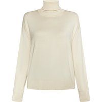 Klassischer Rollkragenpullover aus Viskosemix