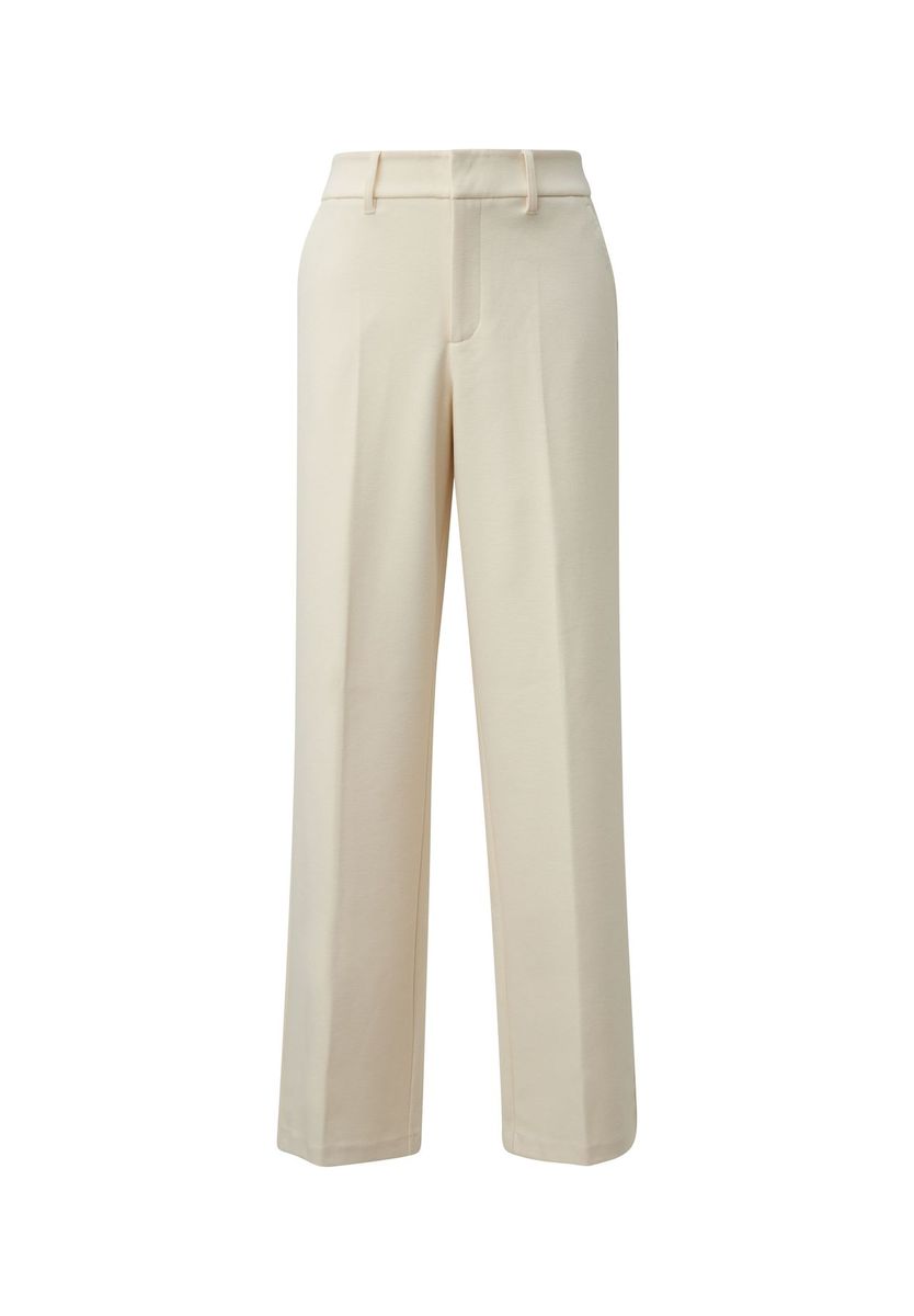 Damen Stoffhose mit geradem Bein und Bügelfalte