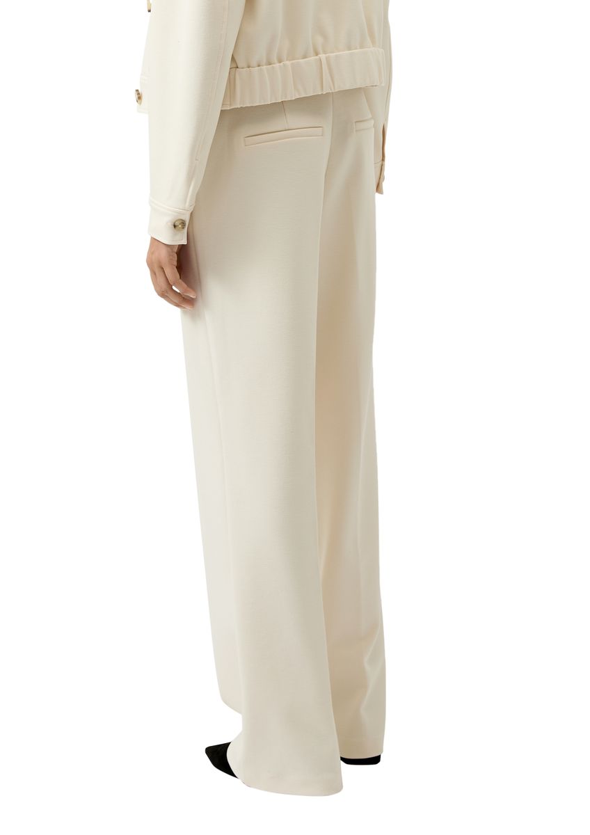 Damen Stoffhose mit geradem Bein und Bügelfalte