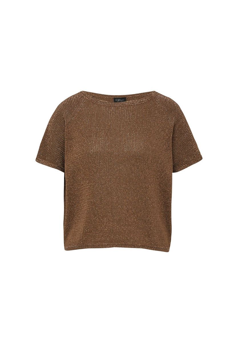 Gestricktes T-Shirt mit Relaxed Fit