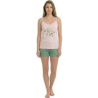 Baumwoll-Pyjama-Set mit Bienen-Print