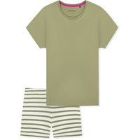 Kurzarm-T-Shirt und Pyjama-Shorts Set