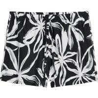 Lounge-Shorts mit abstraktem Blumenmuster
