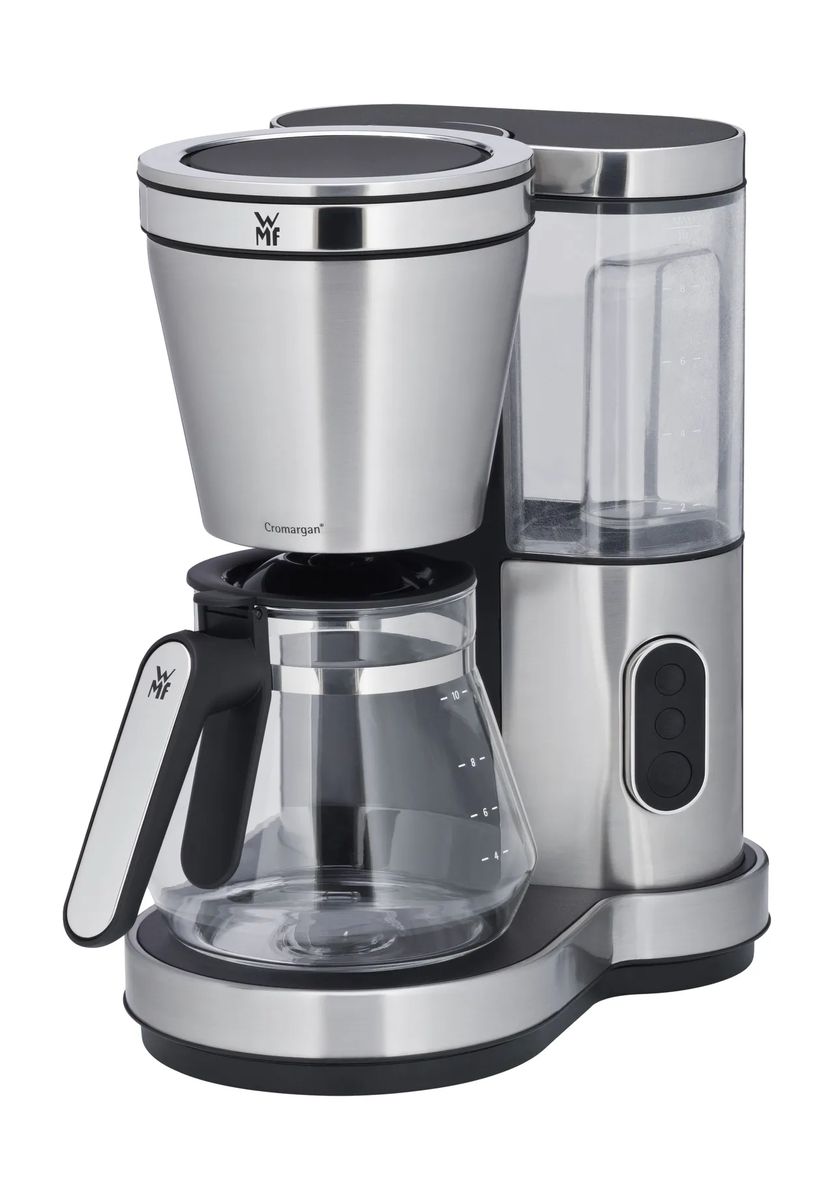 WMF Kaffeemaschine "Lono Aroma", Glaskanne, 1000 Watt, silber