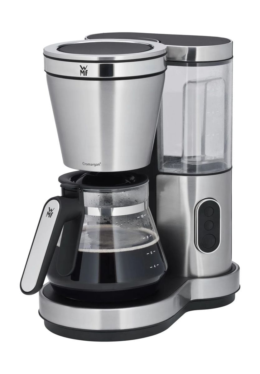WMF Kaffeemaschine "Lono Aroma", Glaskanne, 1000 Watt, silber