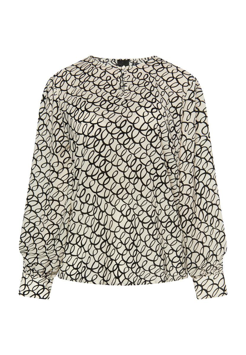 Elegante Bluse mit Grafikprint