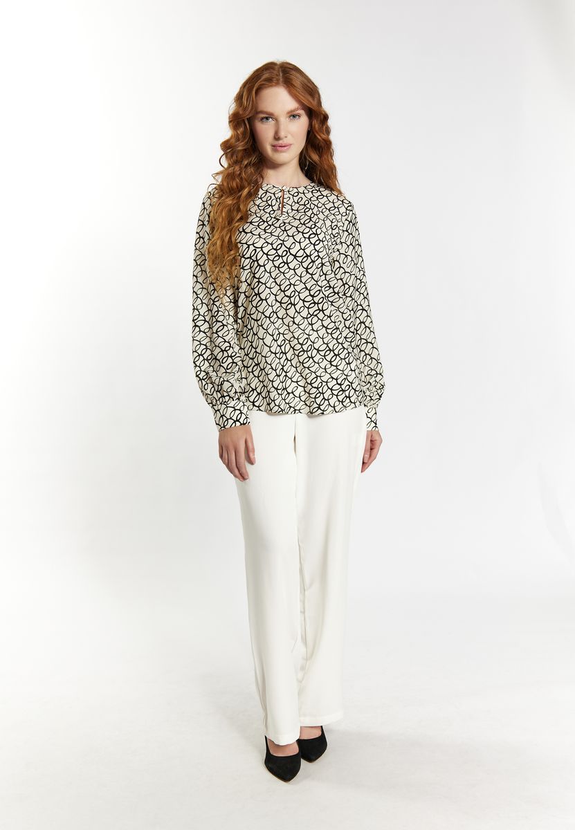 Elegante Bluse mit Grafikprint