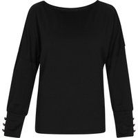 Strickbluse mit Schulter-Cut-outs