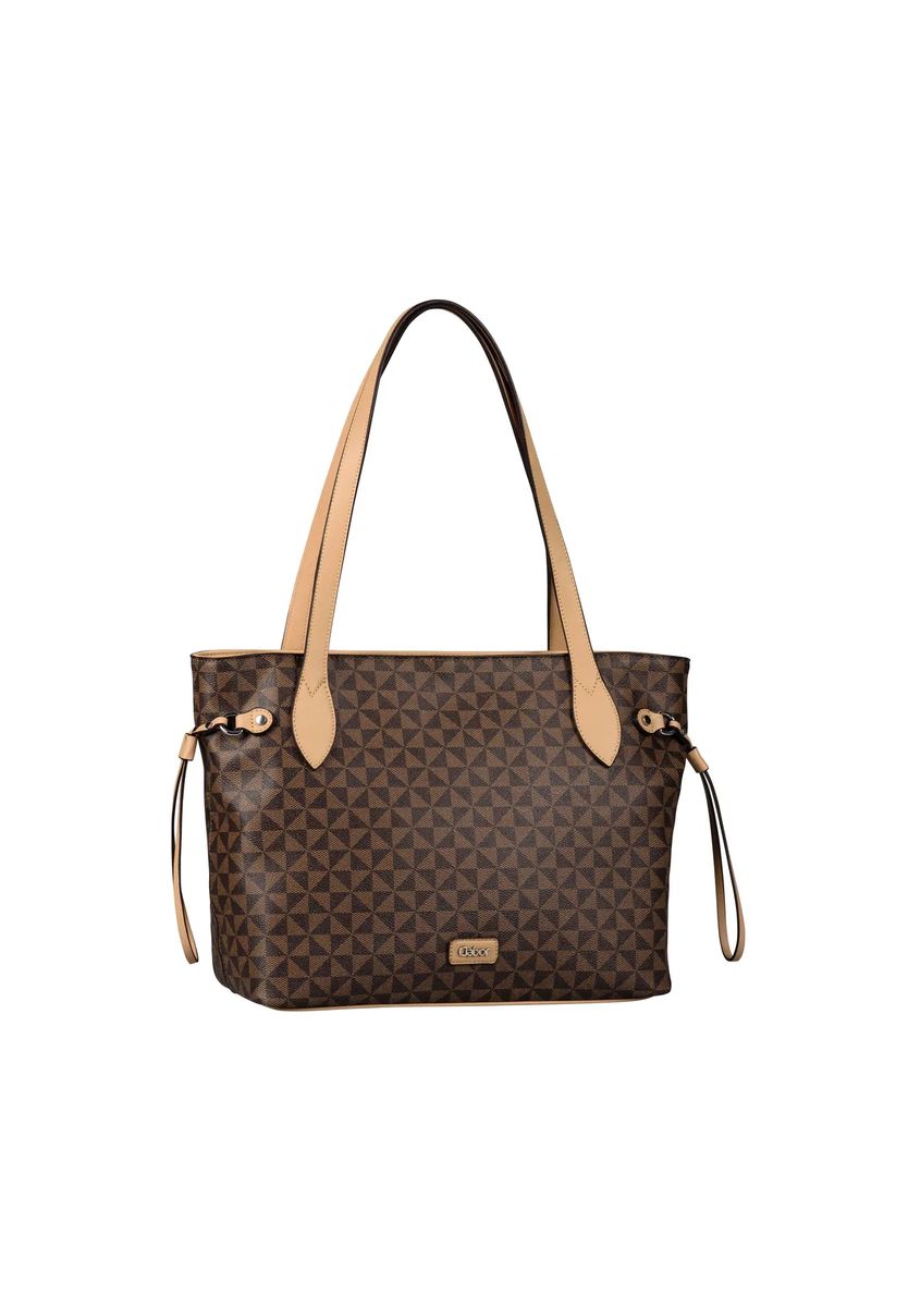Gabor® Shopper, Emblem, Steckfach, für Damen, braun