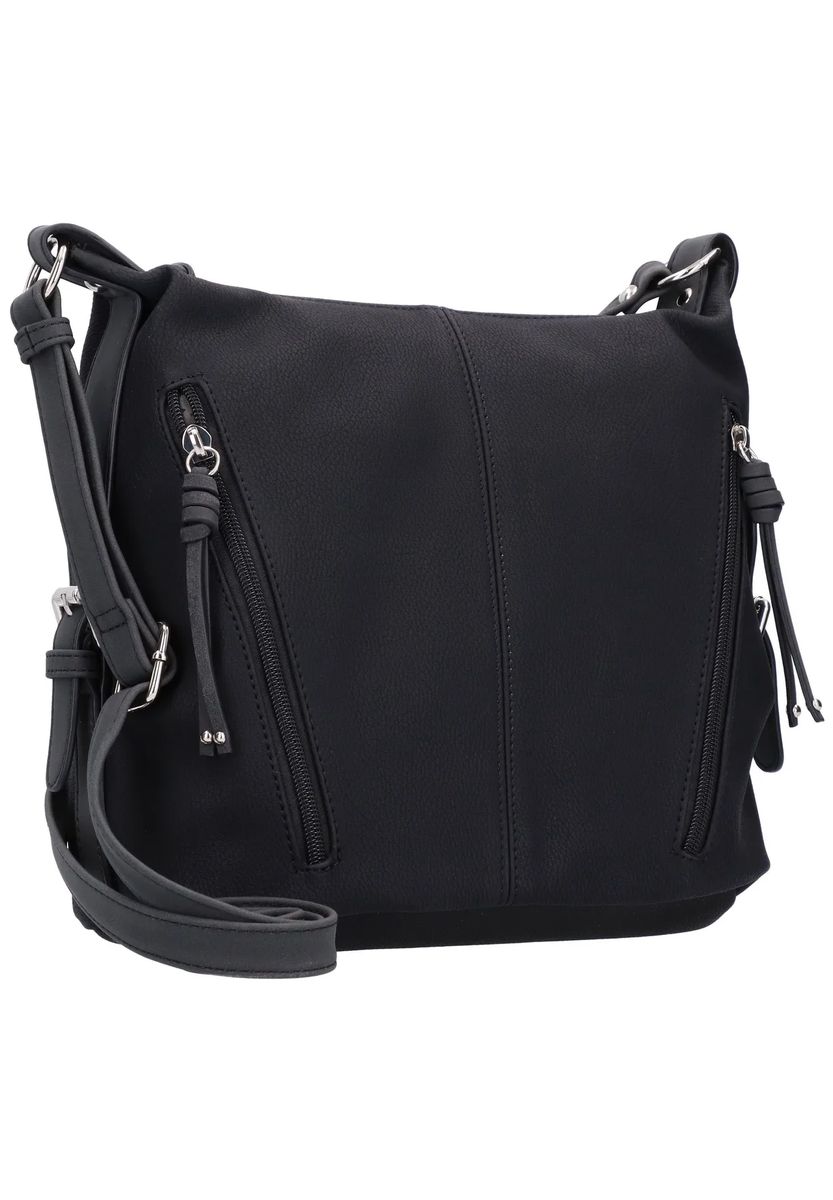 TOM TAILOR Handtasche "Caia", Reißverschluss, für Damen, schwarz, 99