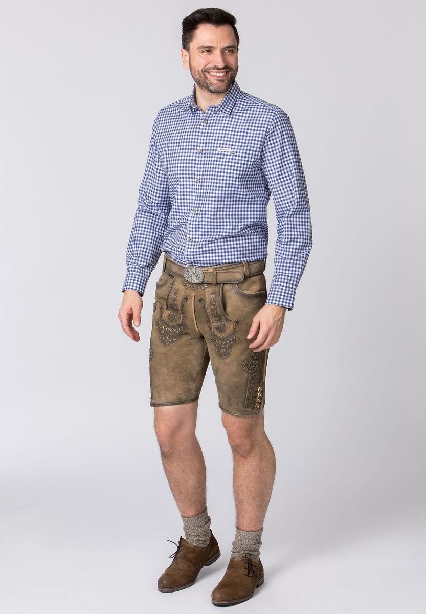 Klassisches Gingham Karo Baumwollhemd