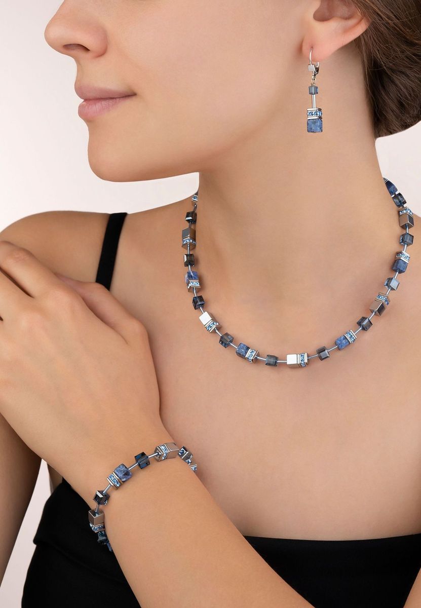 Geometrische Würfel Silber Ohrhänger