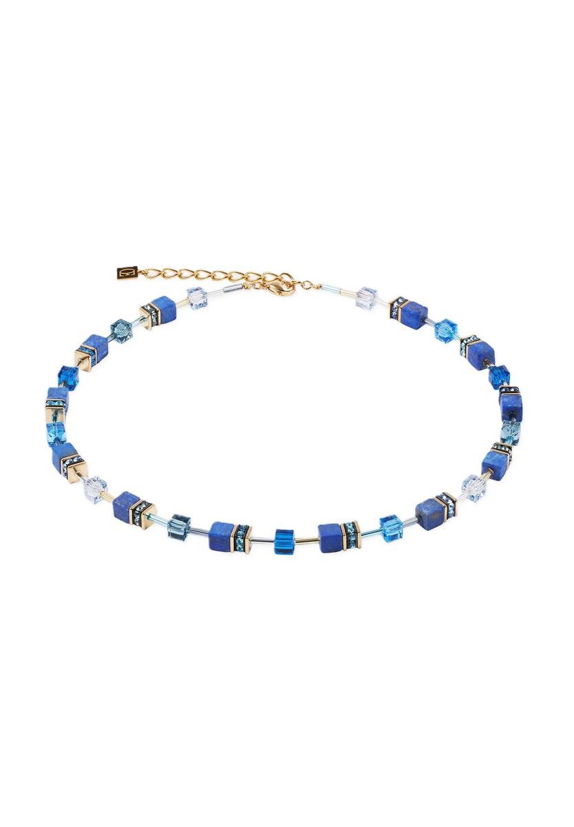 Elegante Lapislazuli Kristall Halskette