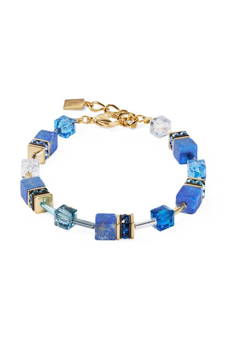 Lapislazuli Kristallwürfel Armband