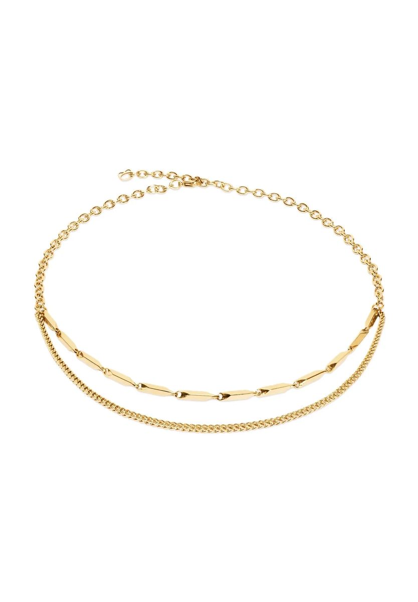 CŒUR DE LION Damen Collier, Edelstahl, GOLD