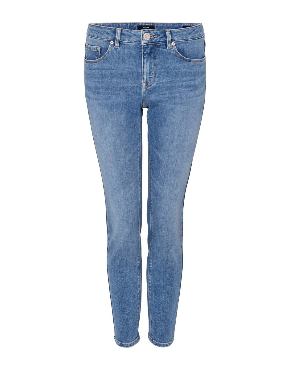 Schmal geschnittene Jeans in Knöchellänge