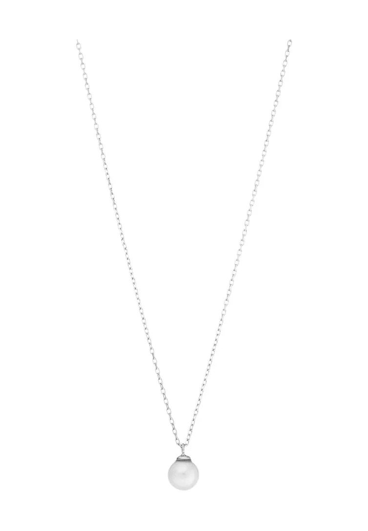 Leaf Damen Kette mit Anhänger, 925er Silber, GOLD