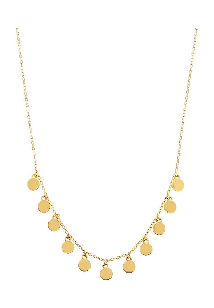 Leaf Damen Kette, 925er Silber, GOLD