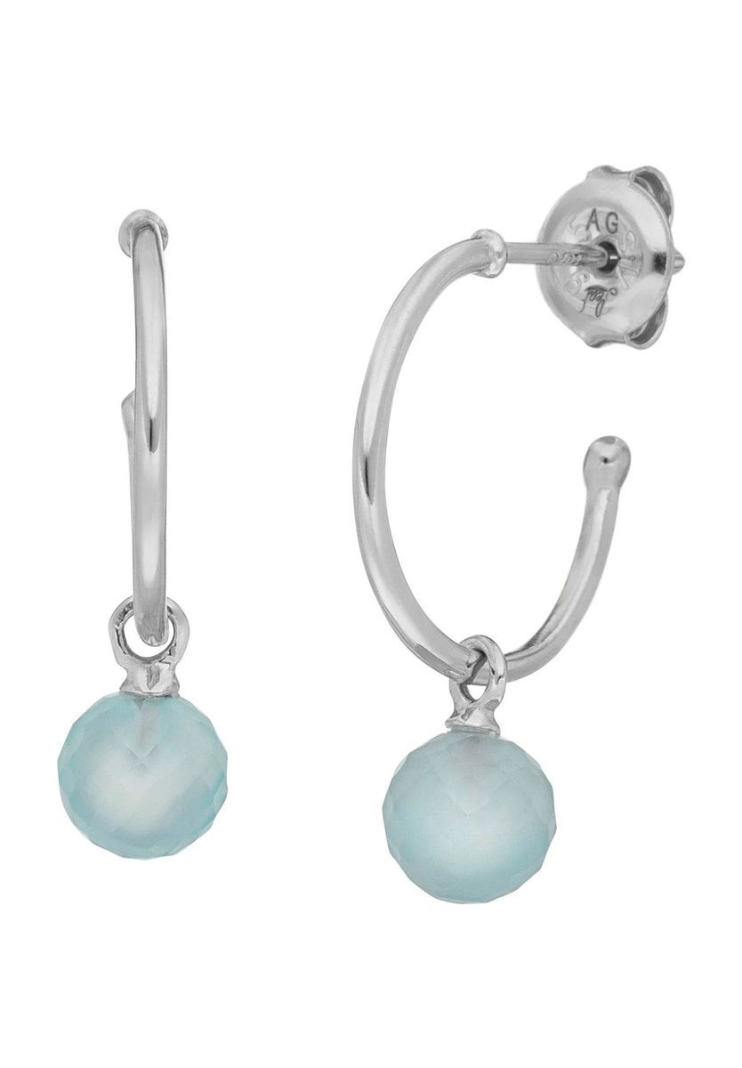 Leaf Damen Ohrhänger, 925er Silber, SILBER 925/RHODINI