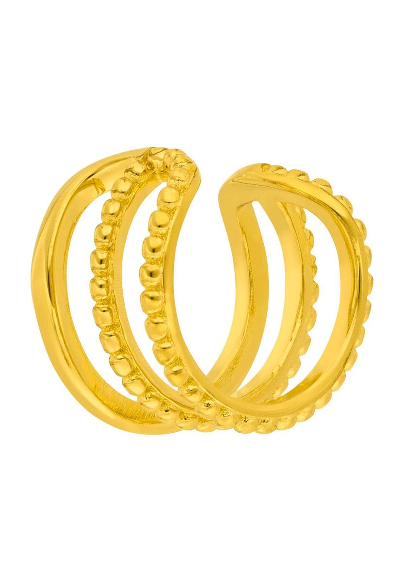 Leaf Damen Earcuff, 925er Silber, GOLD