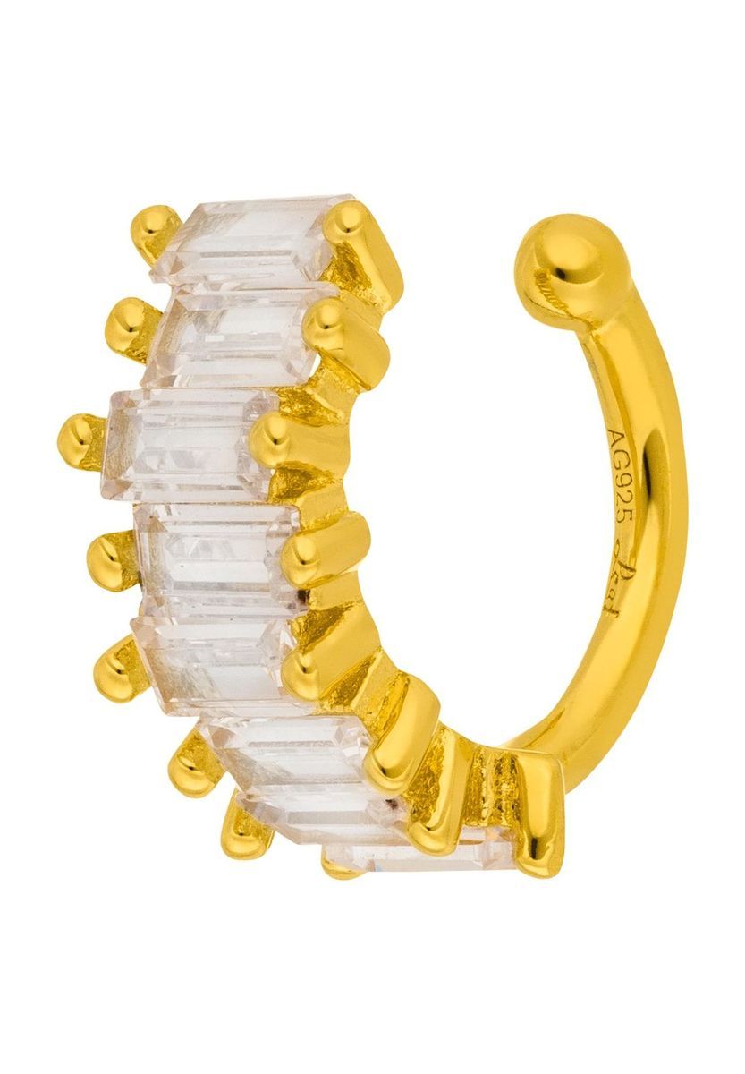 Leaf Damen Earcuff, 925er Silber, GOLD