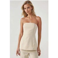 Elegantes trägerloses langes Bustier-Top
