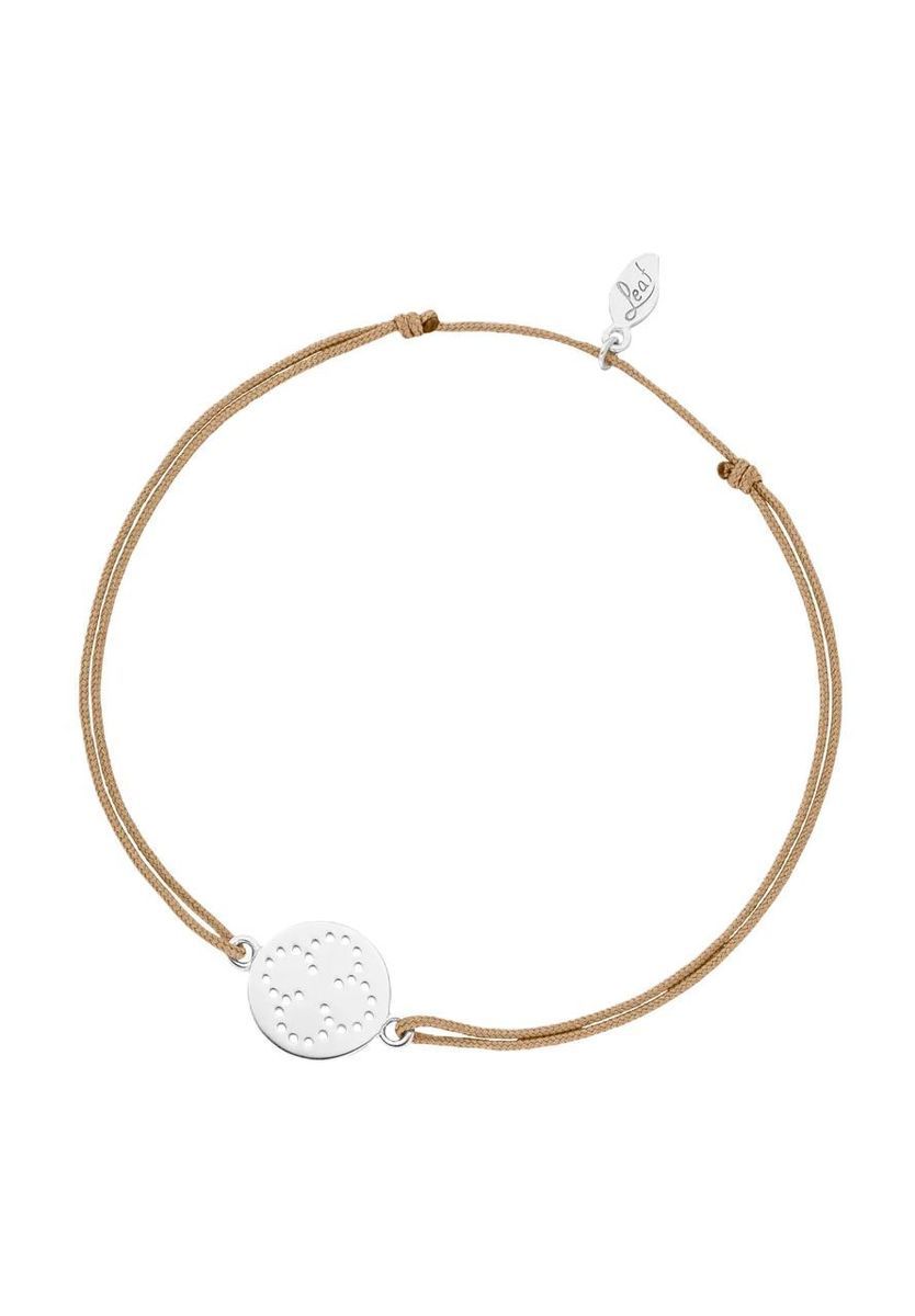 Zartes Silbernes Kleeblatt Armband