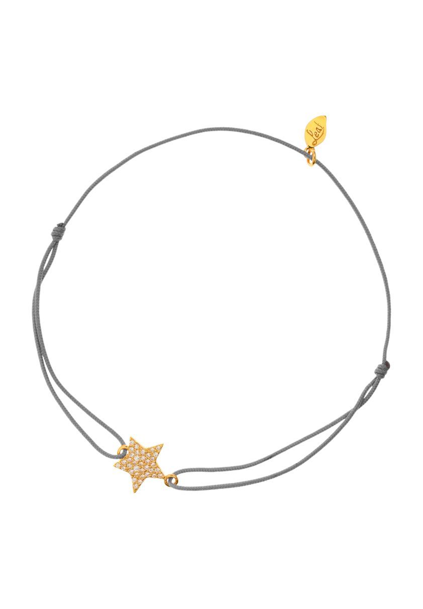 Stern Charm Kordel Armband