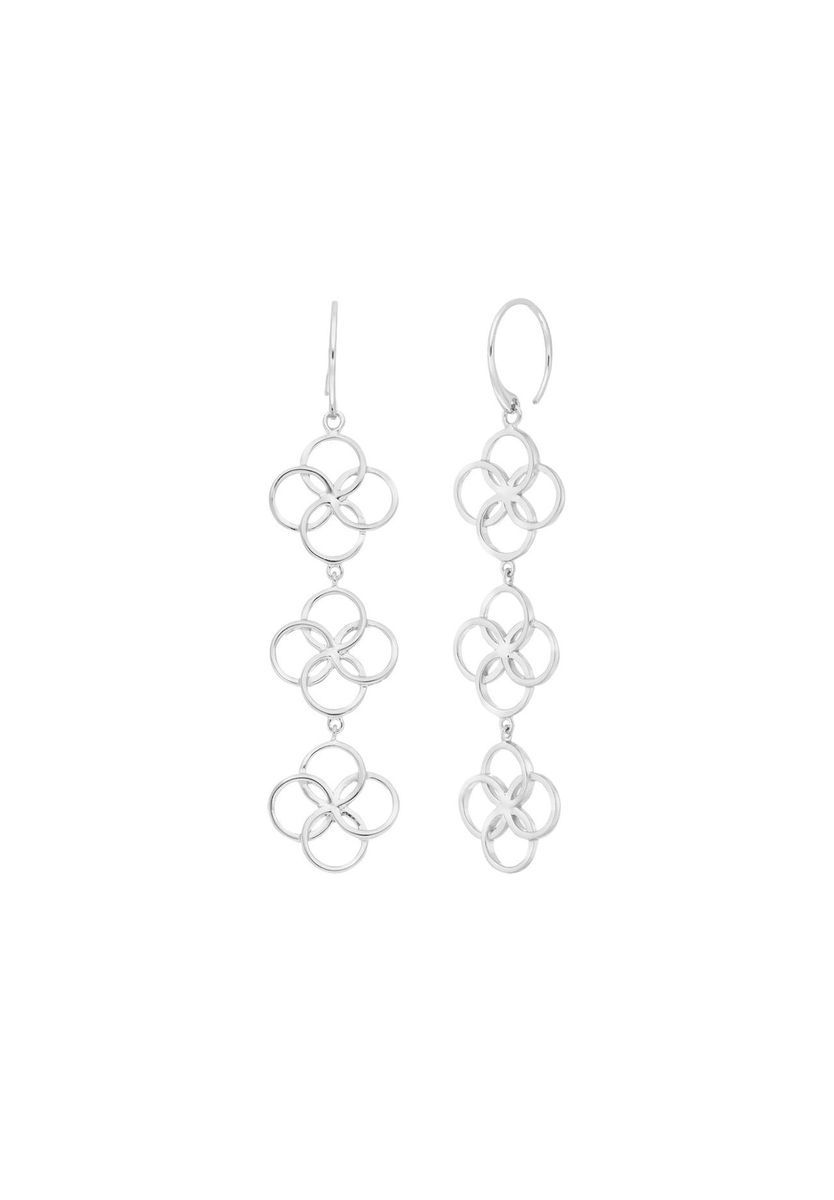 Leaf Damen Ohrhänger, 925er Silber, SILBER, 99