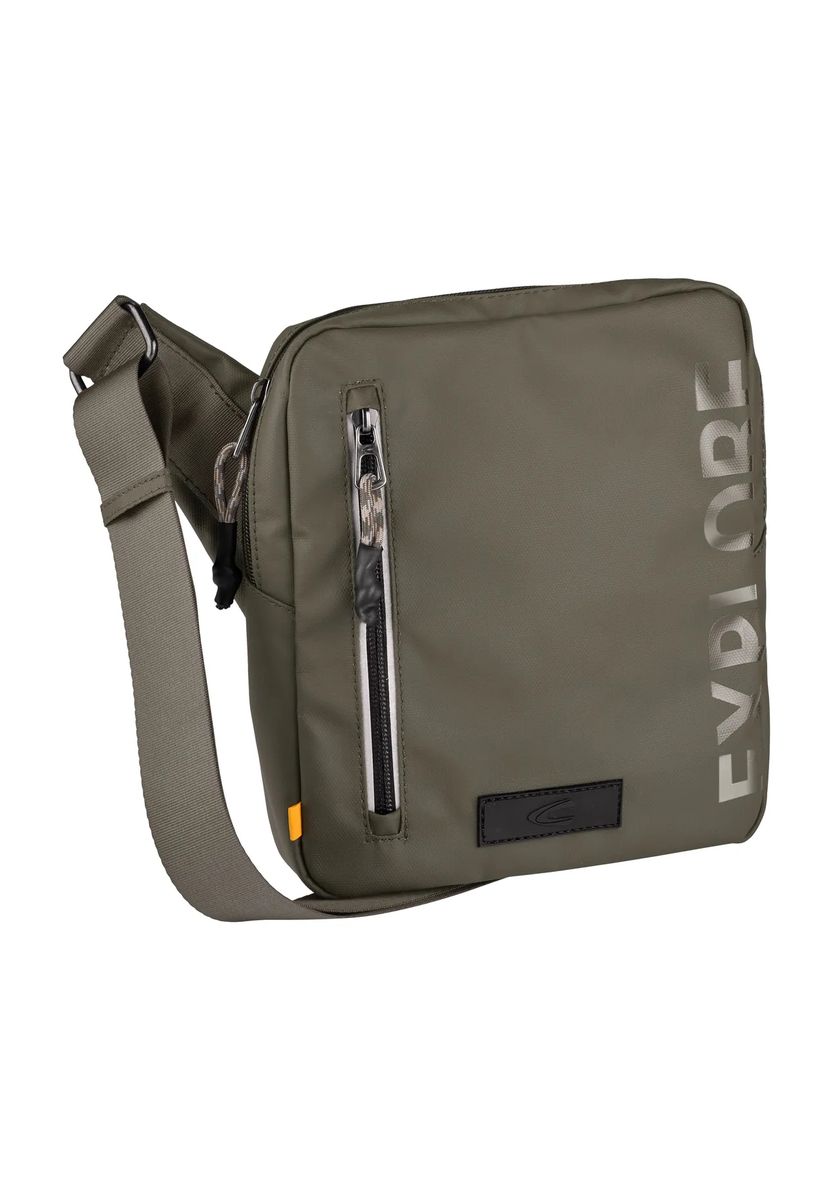 camel active Umhängetasche, Reflektoren, Logo-Patch, für Herren, grün, 99